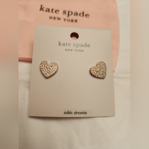 kate spade Jewelry - Yours Truly Pave Heart Studs